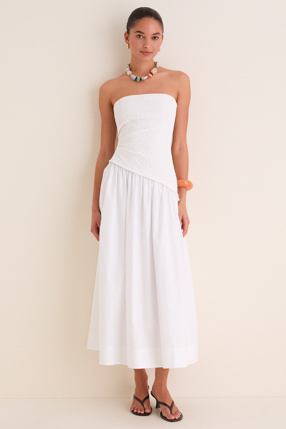 White Nia Dress | STAUD White Nia Dress | STAUD