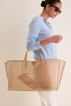 Camel Christos Large Tote