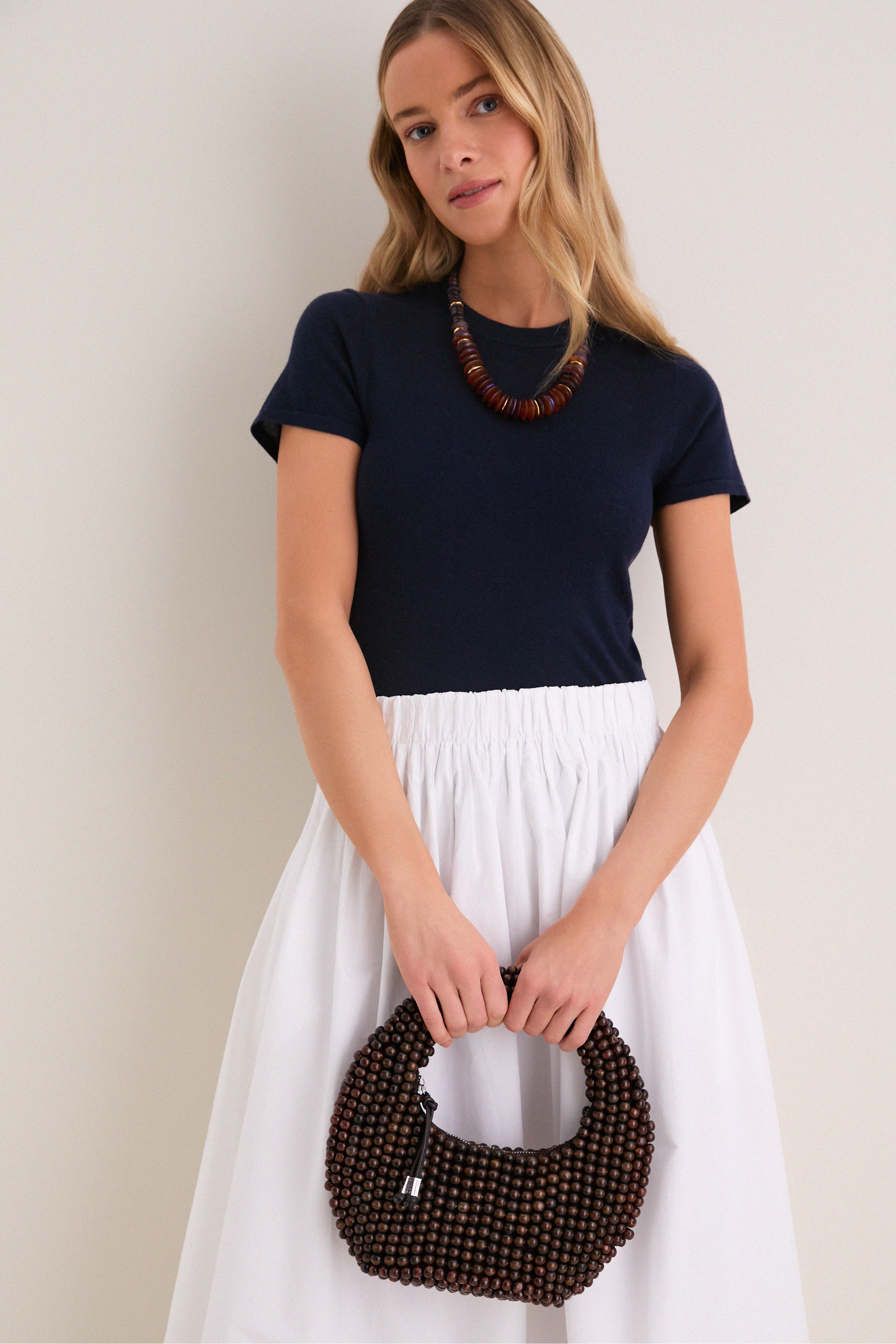 Wood Beads Reef Bag