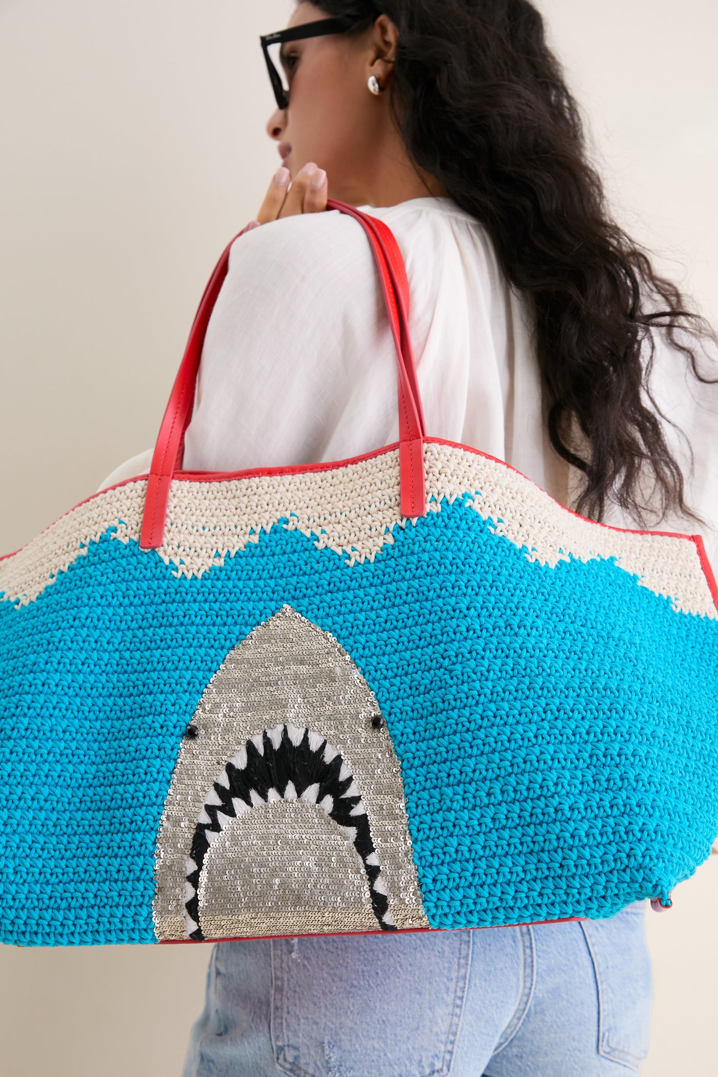 Great White Christos Large Tote