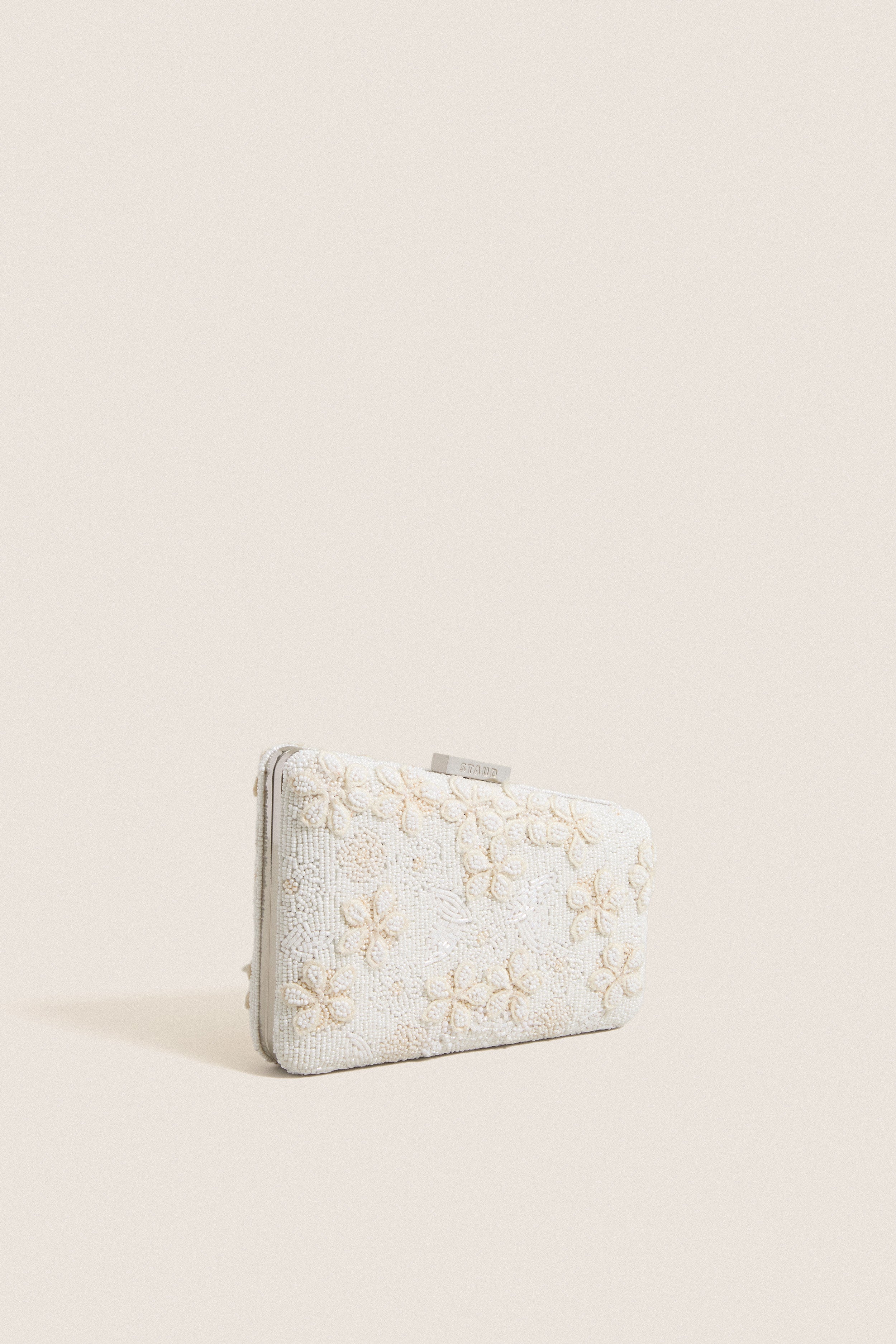 Garden Party Carmella Beaded Clutch | STAUD