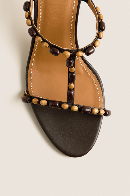 Wood Beads Talita Heel