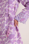 Brocade Amethyst Jaya Mini Dress