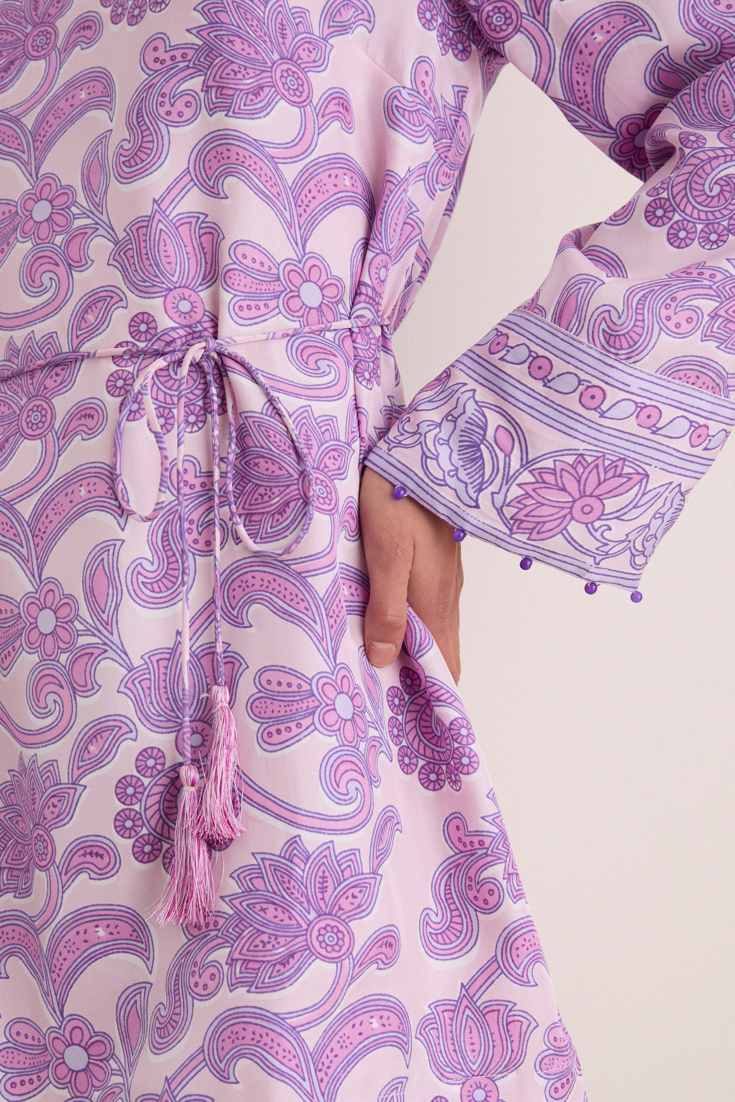 Brocade Amethyst Jaya Mini Dress