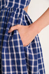 Picnic Plaid Poppy Dress
