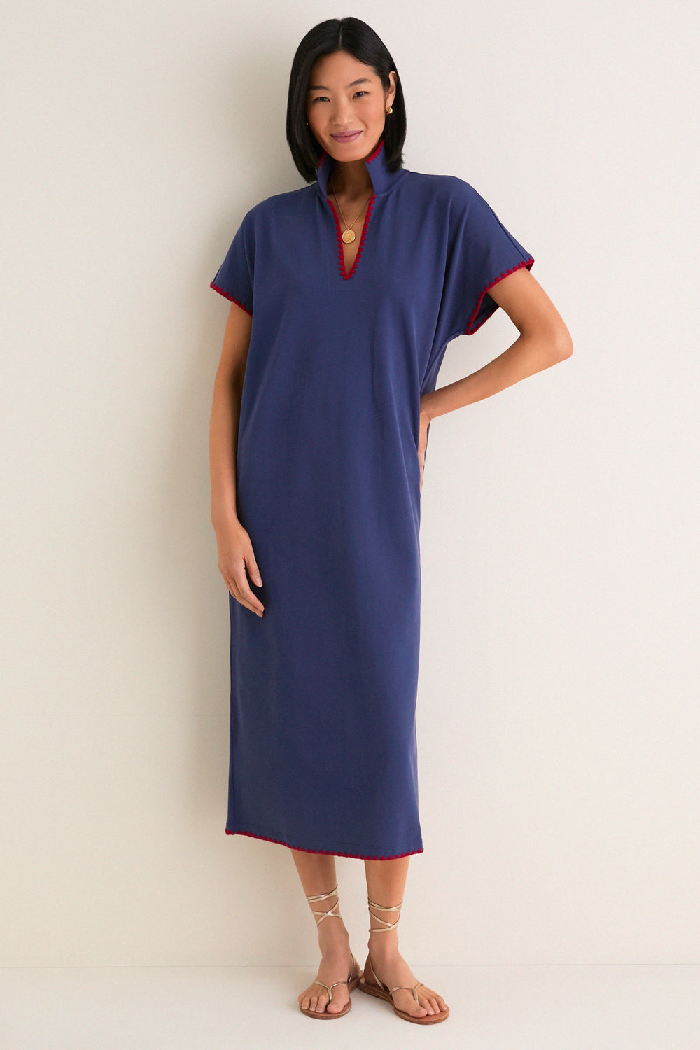Navy Pique Melissa Maxi Dress | Tuckernuck Navy Pique Melissa Maxi Dress | Tuckernuck