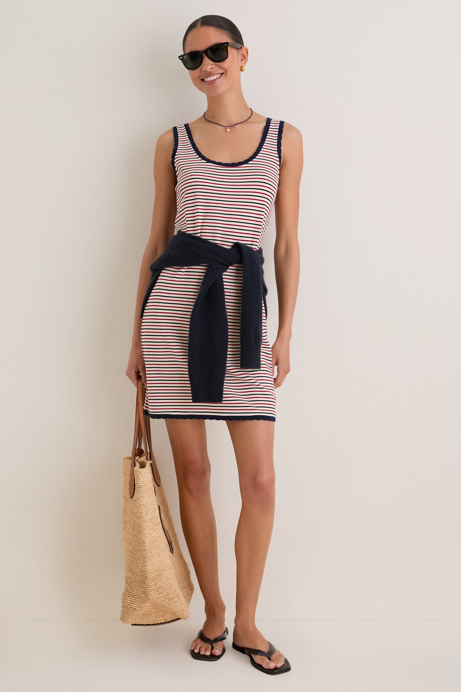Fairgrounds Stripe Knit Lowe Mini Dress