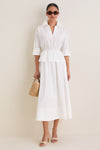 White Poplin Roberts Top