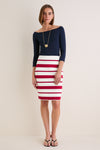 Navy Knit Boyers Top