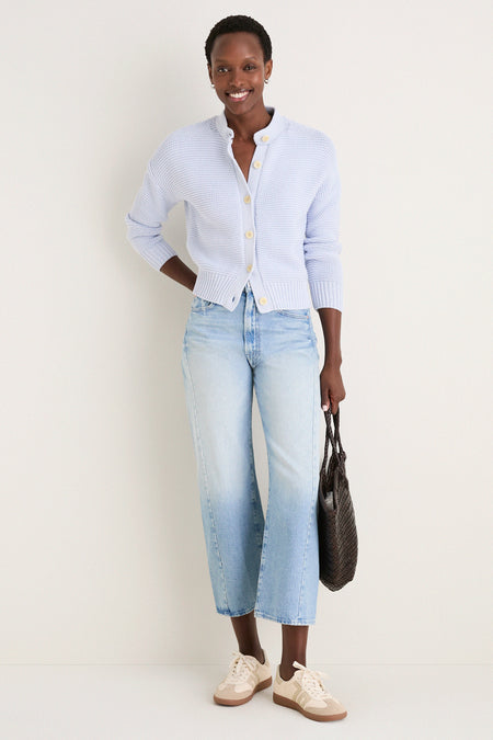 Calm Blue Nico Chunky Cardigan