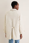 Stone Madeleine Trench in Cotton Blend