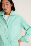 Mickey Mint Painter Jacket in Herringbone
