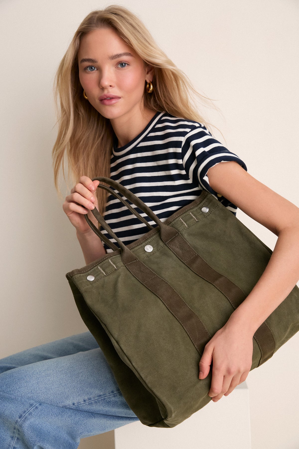 Weekday Bag Military Olive Perfect Weekday Tote | Alex Mill