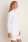 White Rustic Slub Cotton Stallings Button Down