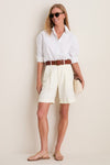 White Rustic Slub Cotton Stallings Button Down