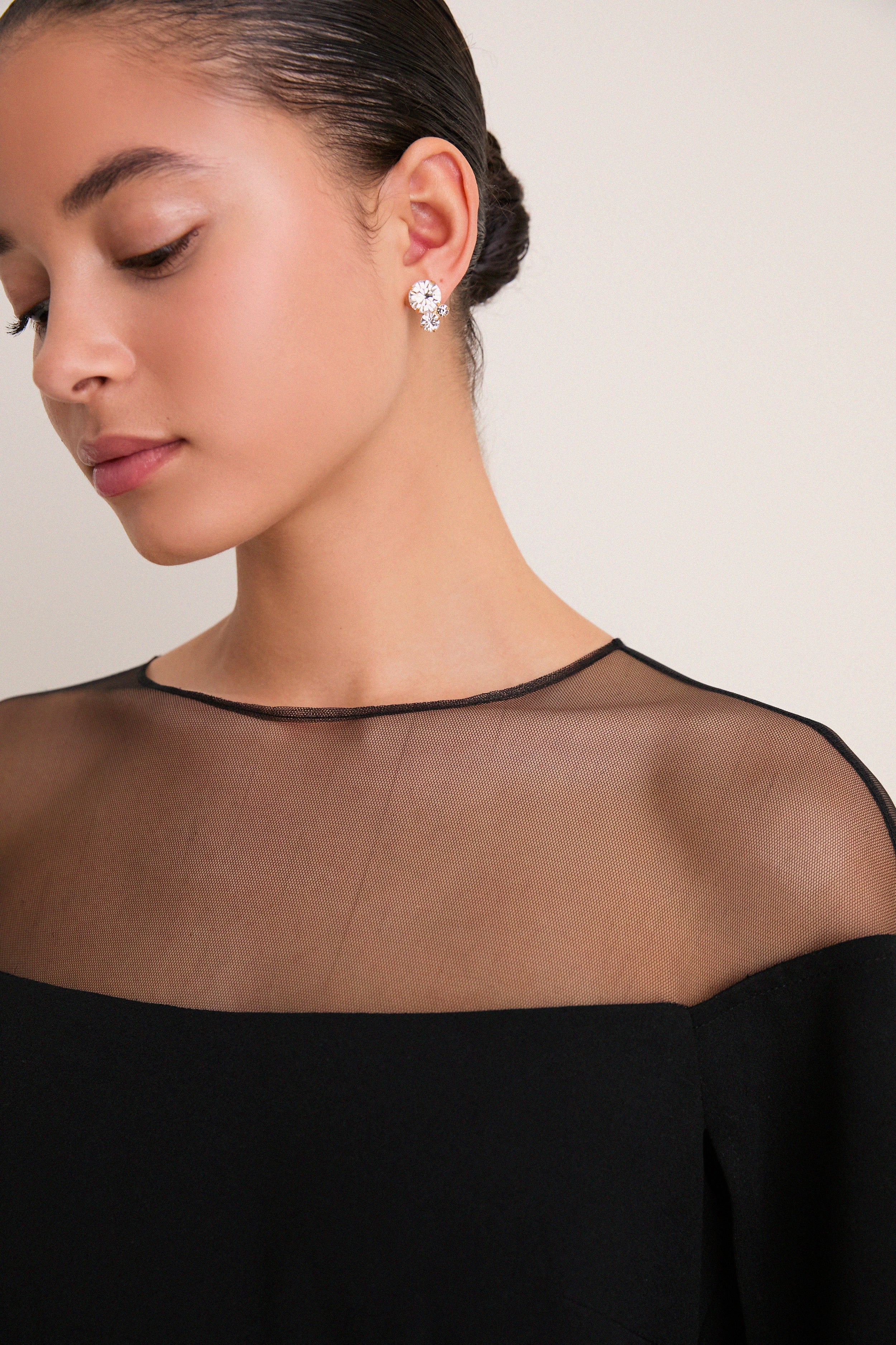 Crystal Allison Stud Earrings