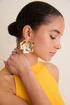 Mixed Metal Eden Floral Earrings