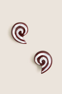 Brown Spira Earrings