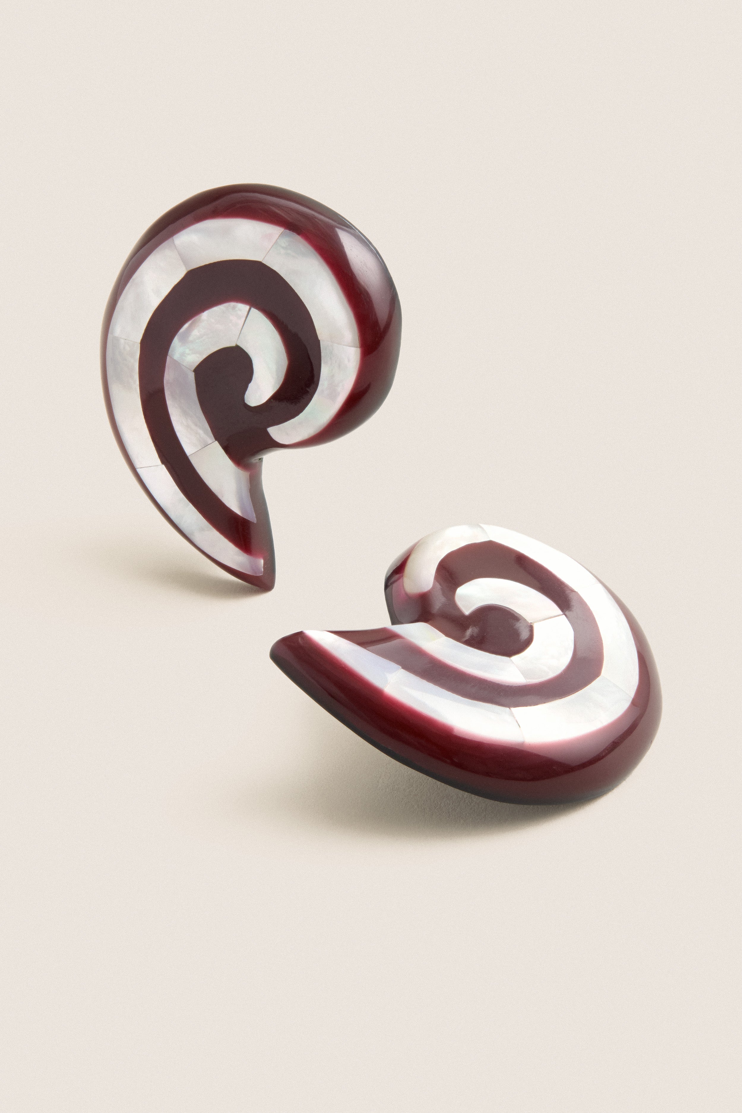 Brown Spira Earrings