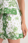 Delft Bouquet White Tyla Skirt