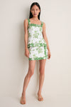 Delft Bouquet White Tyla Skirt