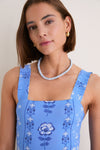 Arcadia Border Blue Teagan One Piece