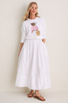 White Multi Bear Crew Neck Sweater