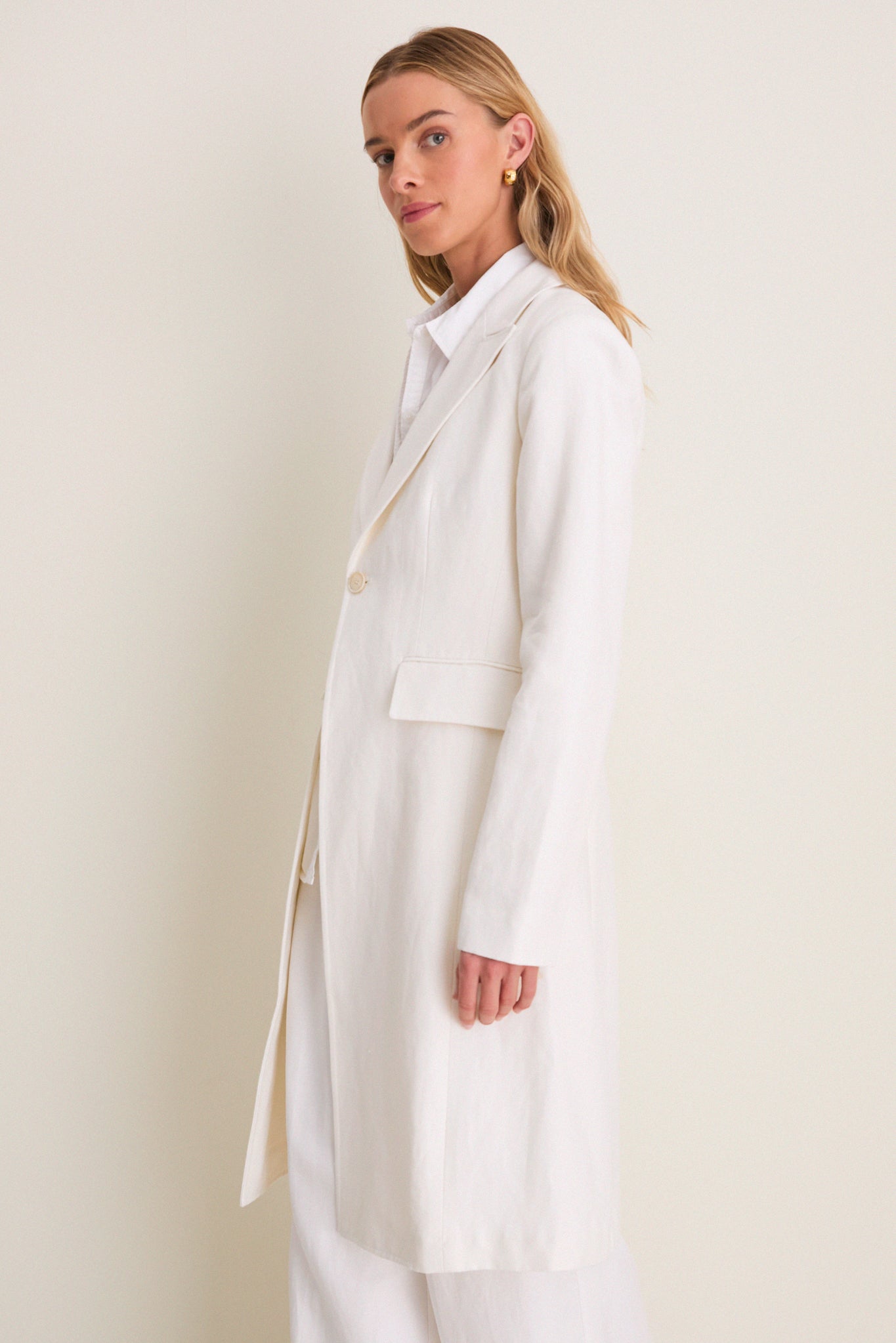 Nevis Linen Top Coat