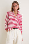 Red and Deckwash White Boating Polo