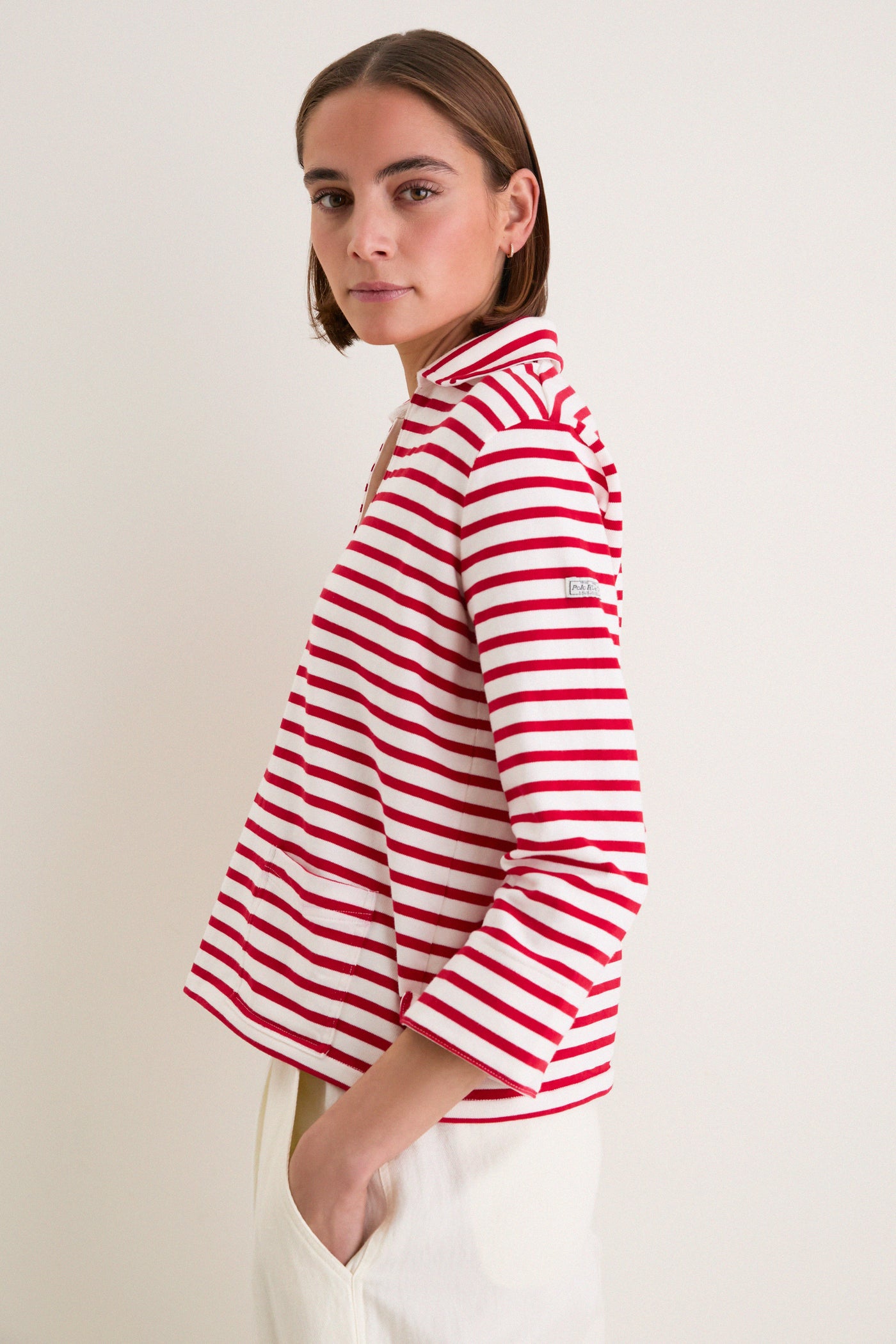 Red and Deckwash White Boating Polo