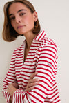 Red and Deckwash White Boating Polo