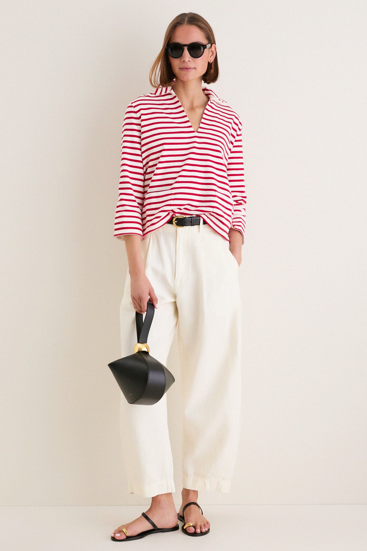 Red and Deckwash White Boating Polo