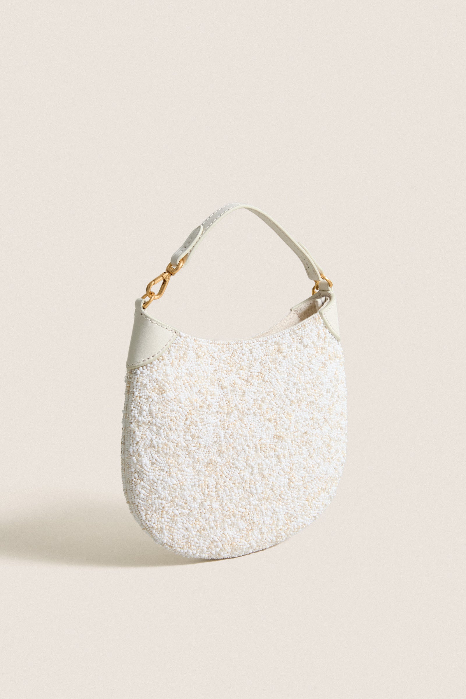 Frosting Floral Beaded Pouch