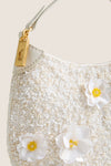 Frosting Floral Beaded Pouch