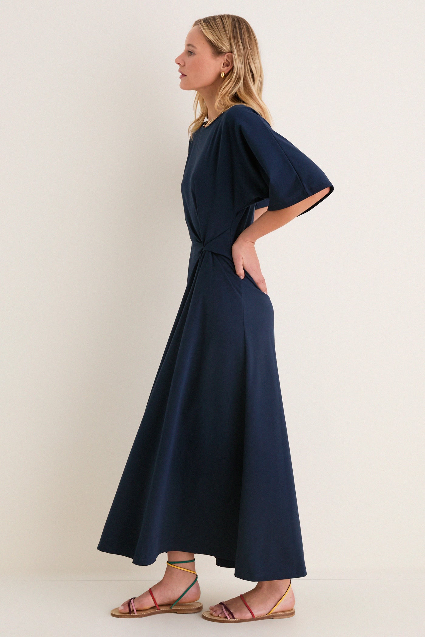 Navy Jersey Lisette Midi Dress Tuckernuck Navy / S