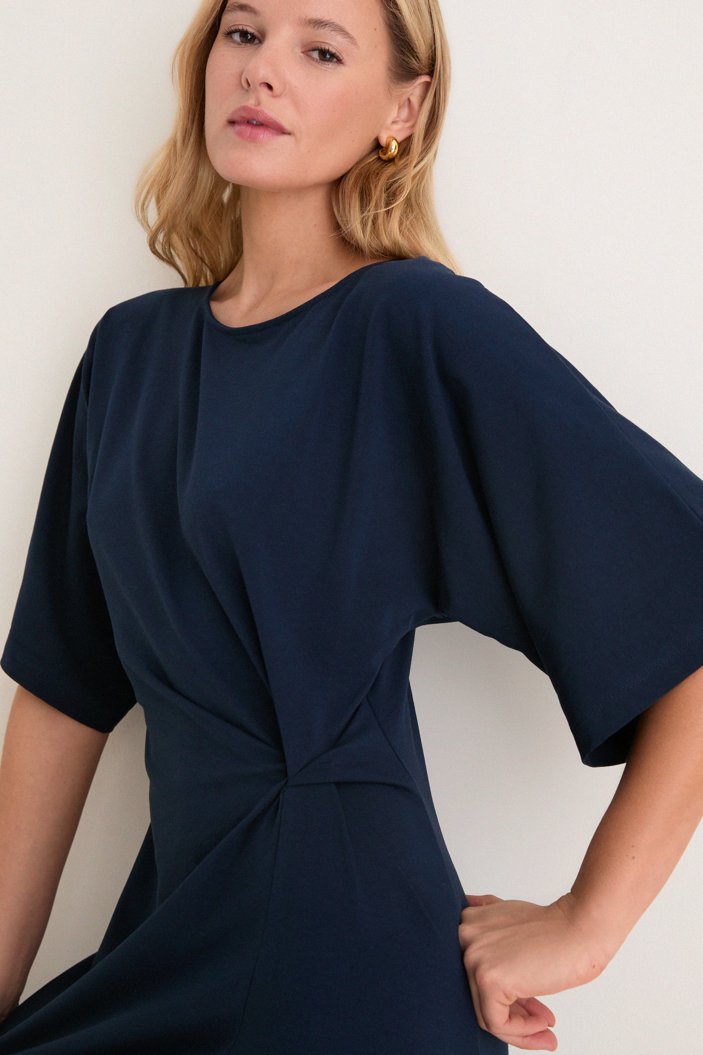 Navy Jersey Lisette Midi Dress Tuckernuck Navy / S