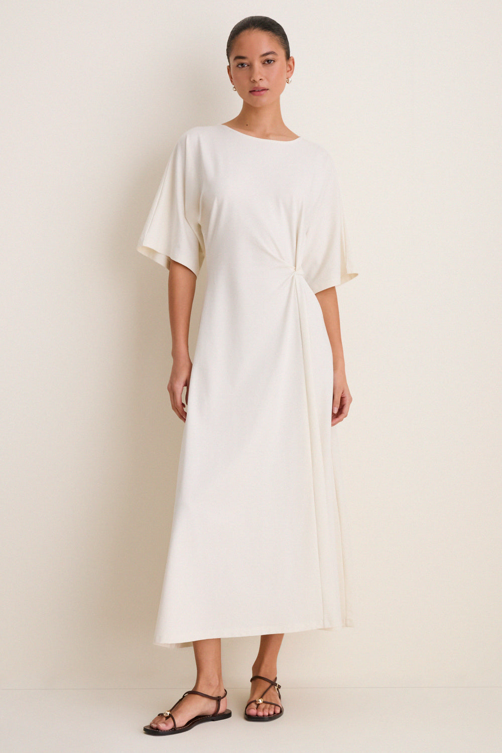 knee length dresses for ladies Universal Standard Women's Plus Size Devi Liquid Jersey Dress