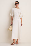 Buttercream Jersey Lisette Midi Dress