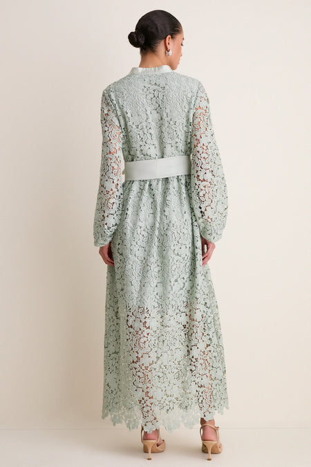 Sage Lace Calliope Dress