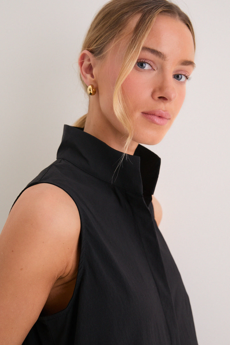 Black Sleeveless Charlie Dress