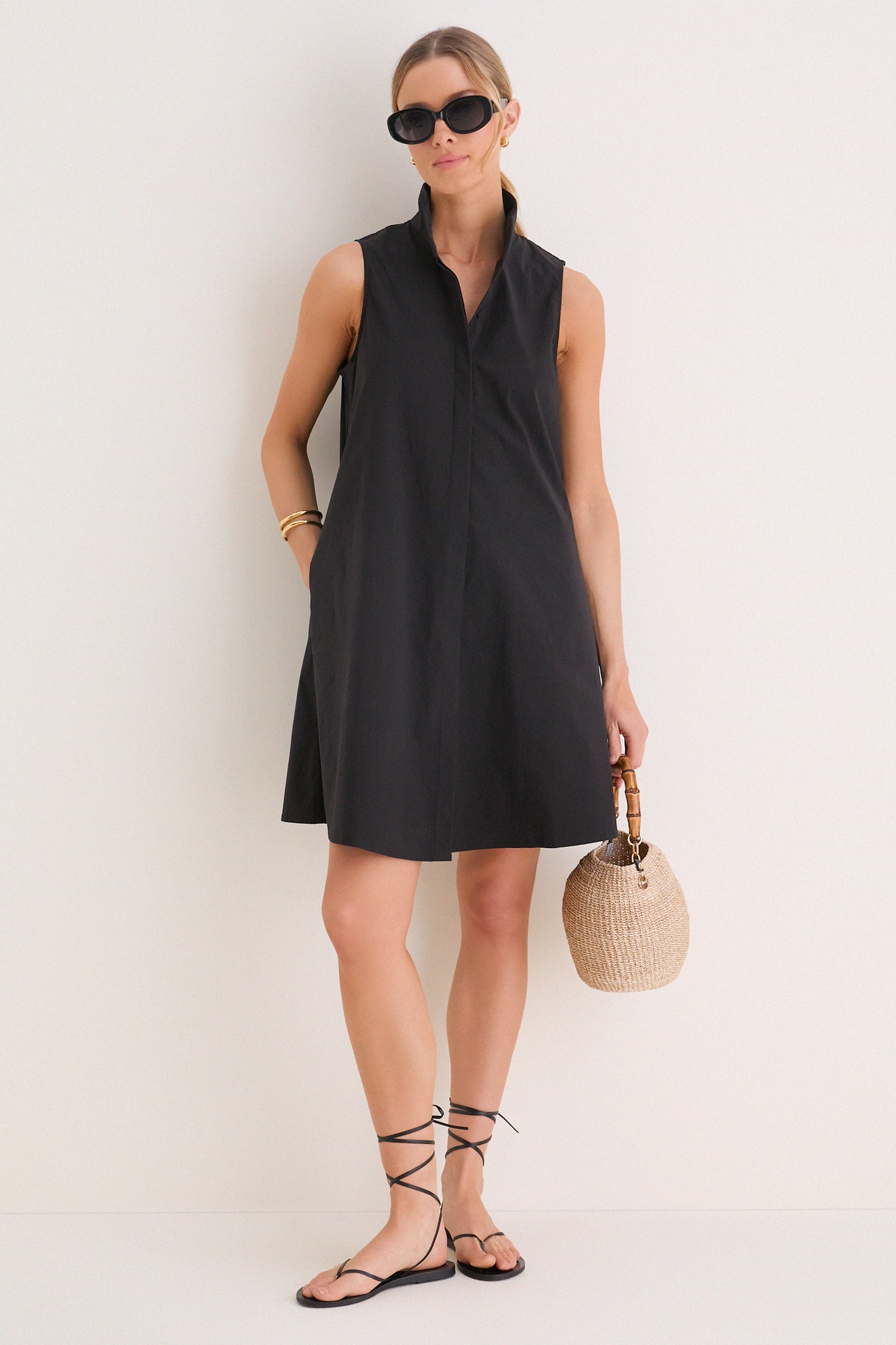 Black Sleeveless Charlie Dress
