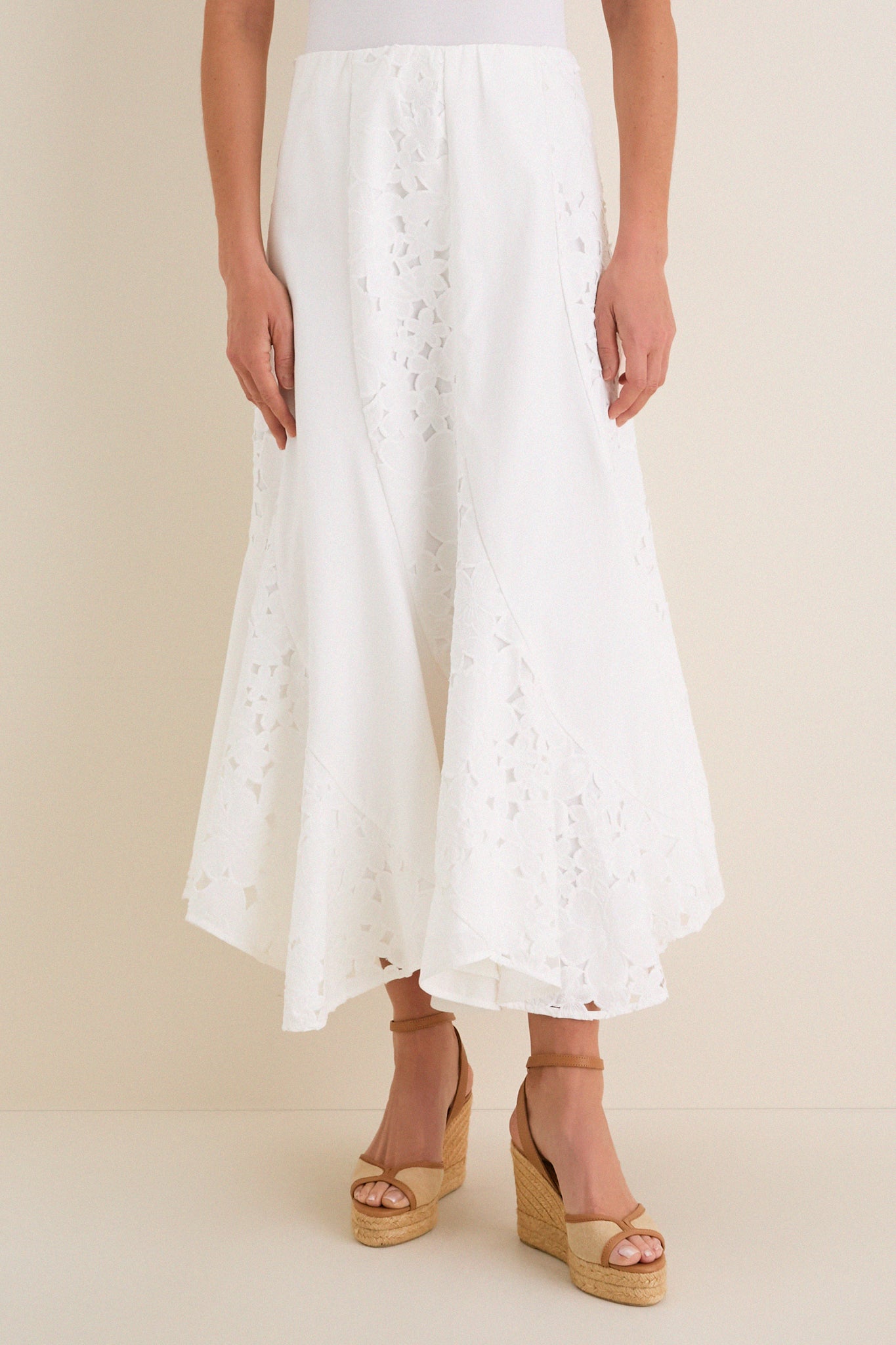 White Eyelet Mallory Skirt | Tuckernuck