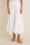 White Eyelet Mallory Skirt