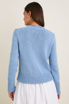 Blue Fog Cotton William Crewneck
