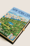 Black New York City Book Clutch