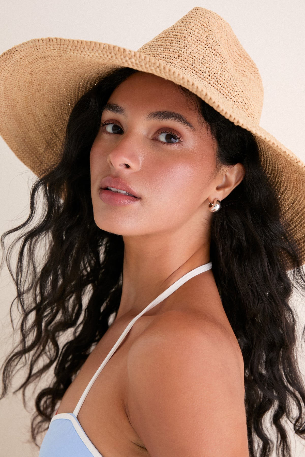 Sand Waverly Hat