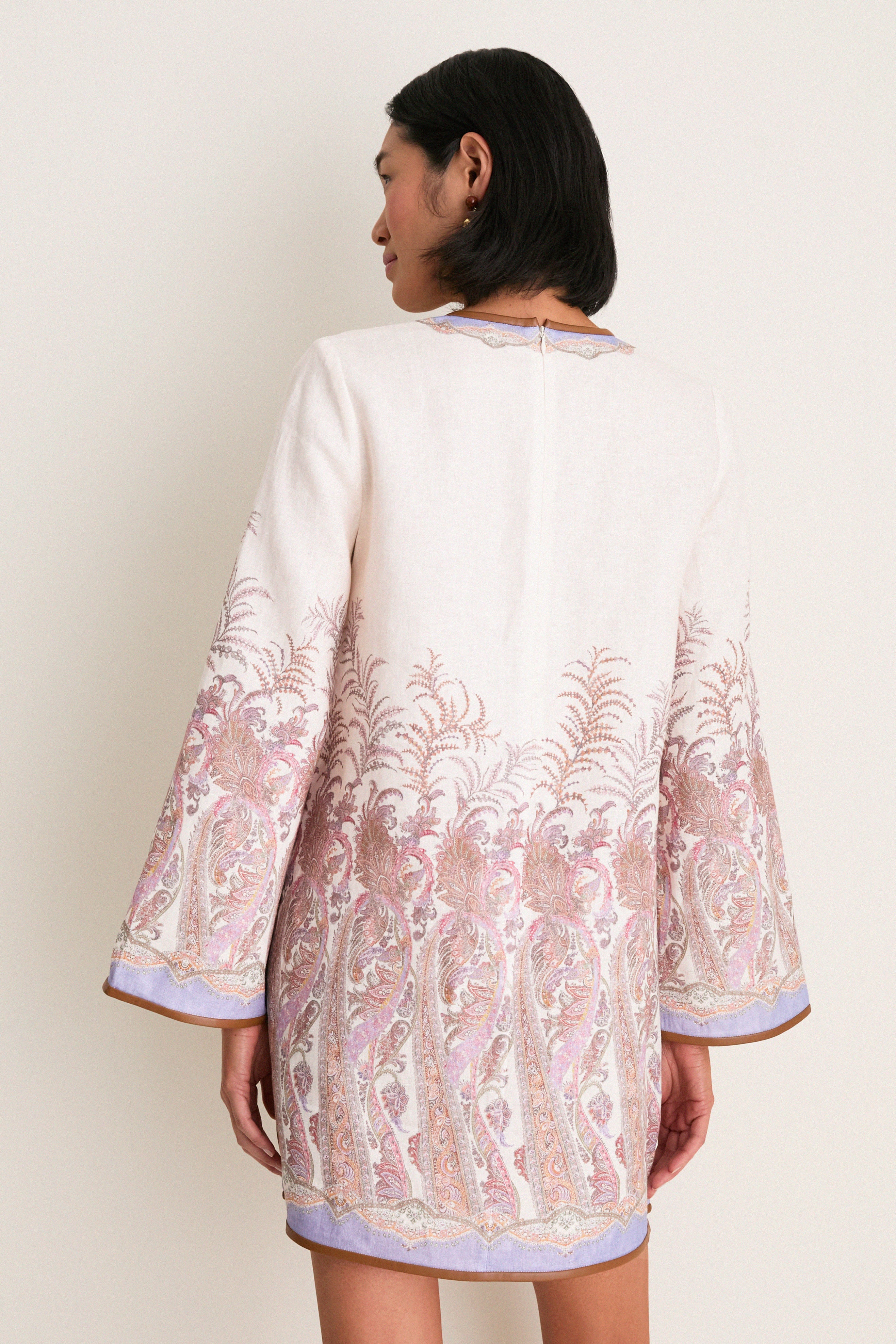 Cream Paisley Alchemy Tunic Dress | Zimmermann