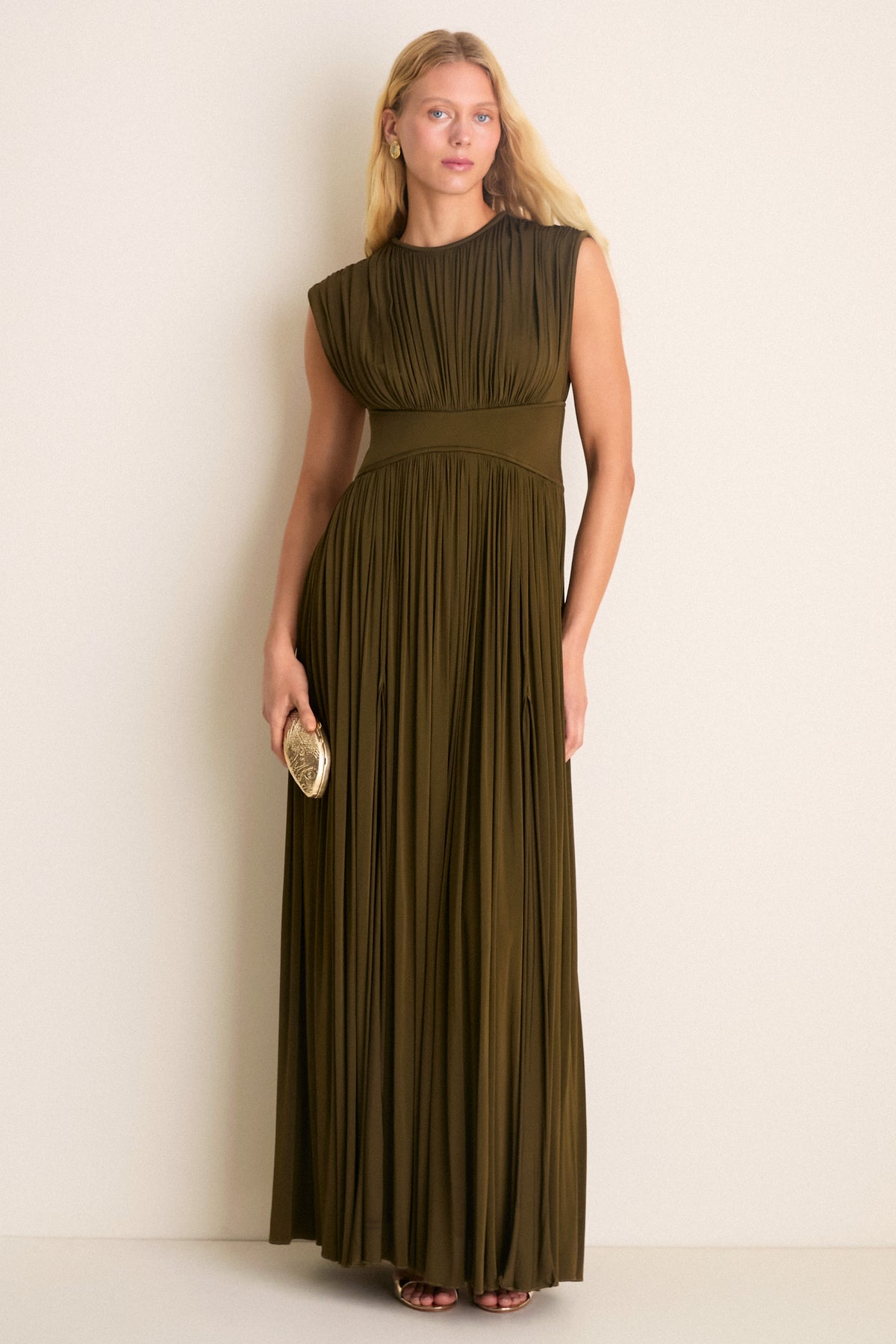 Olive Luna Column Dress