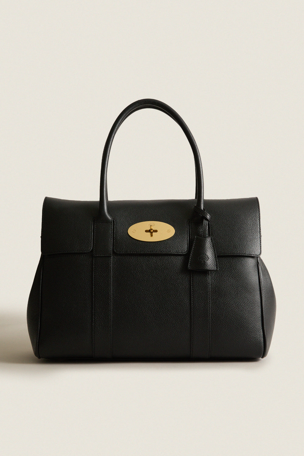 Black Small Classic Grain Bayswater Bag