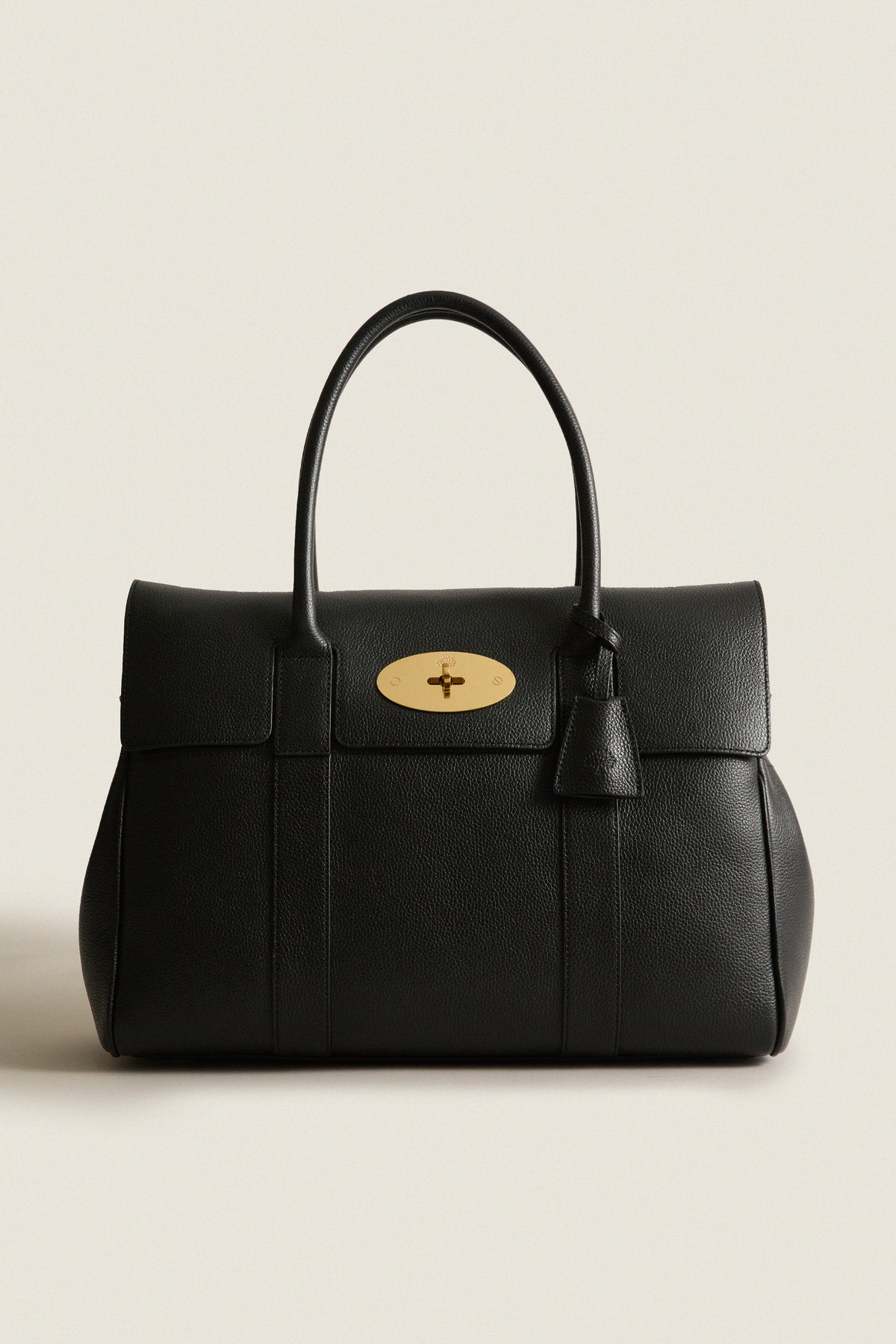 Black Small Classic Grain Bayswater Bag